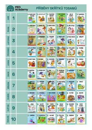 PED Books představuje příběhy skřítků z kouzelné země TOSAMIE, aneb ČTENÍ S TOSAMY